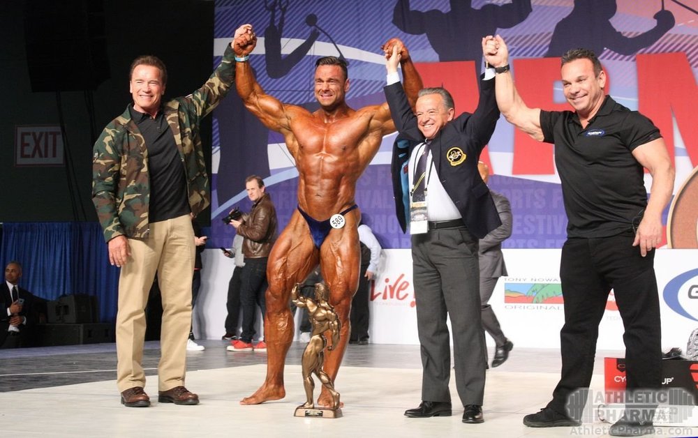 Церемония награждения на турнире IFBB